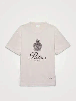 Frame x Ritz Paris Cotton T-Shirt