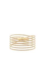 Jack De Boucheron Gold Long Wrap Necklace