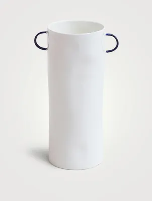 Fine Bone China Handled Vase