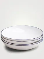 Fine Bone China Pasta Bowl Set