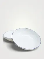 Fine Bone China Pasta Bowl Set