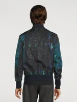 Bomber Jacket Map Print