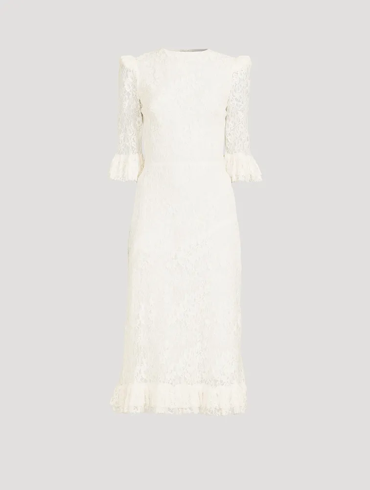 Falconetti Lace Midi Dress