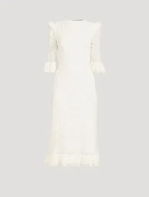 Falconetti Lace Midi Dress