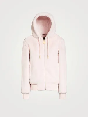 Sweethart Velvet Zip Hoodie