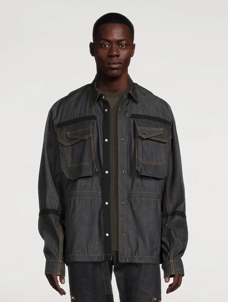 Patch-Pocket Denim Jacket