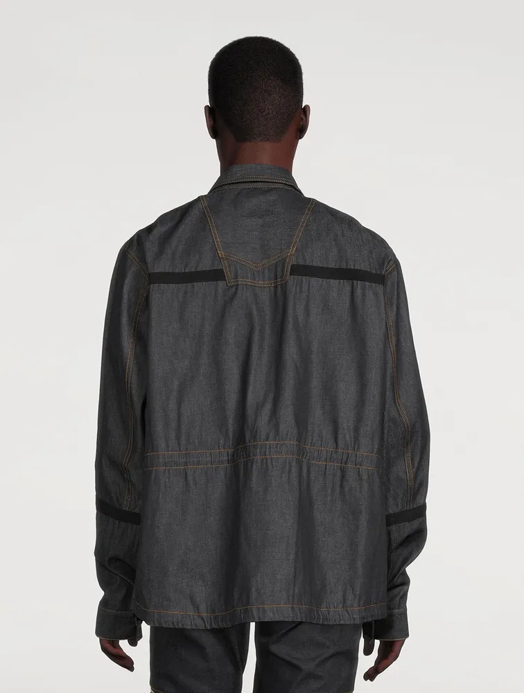 Patch-Pocket Denim Jacket