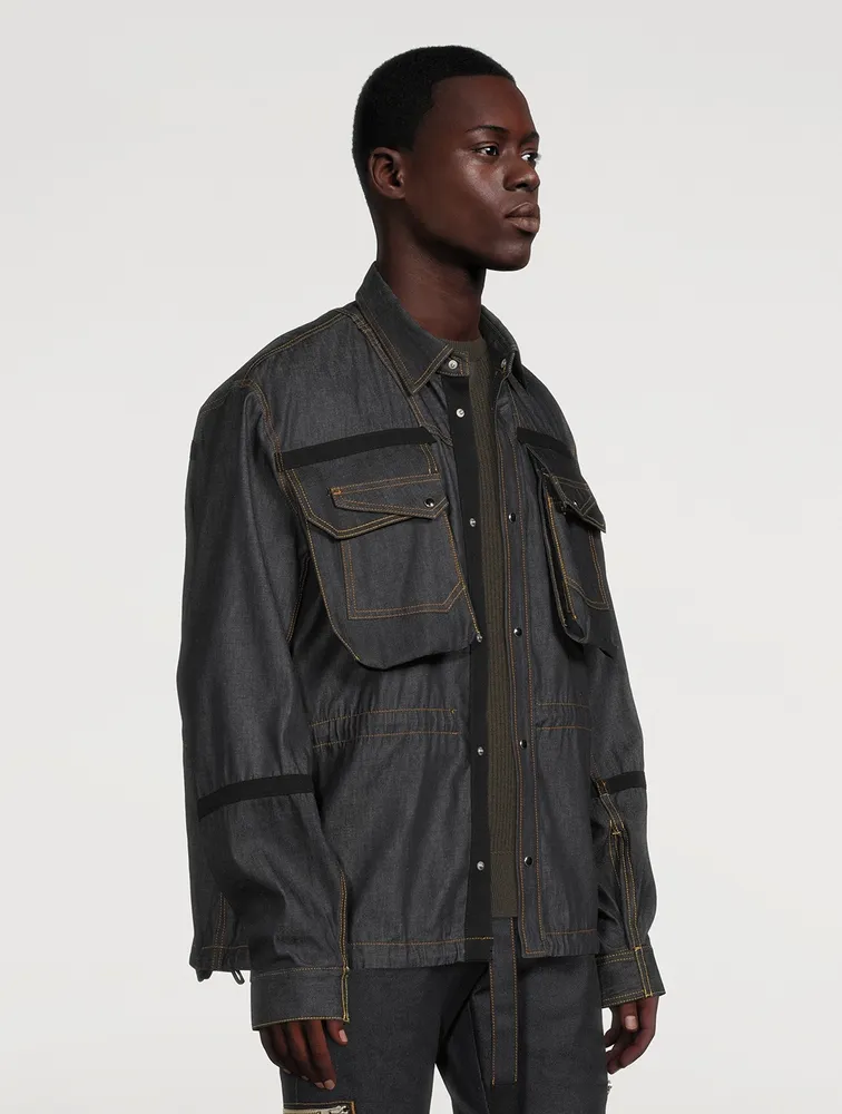 Patch-Pocket Denim Jacket