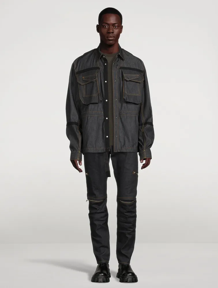 Patch-Pocket Denim Jacket