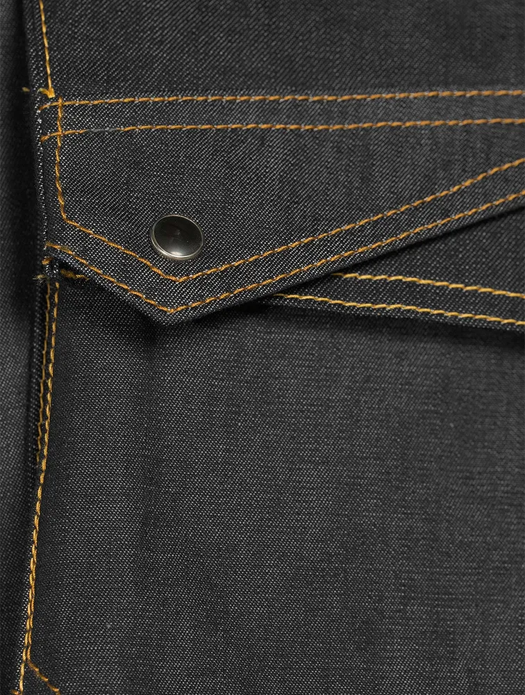 Patch-Pocket Denim Jacket