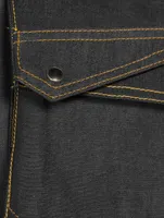 Patch-Pocket Denim Jacket