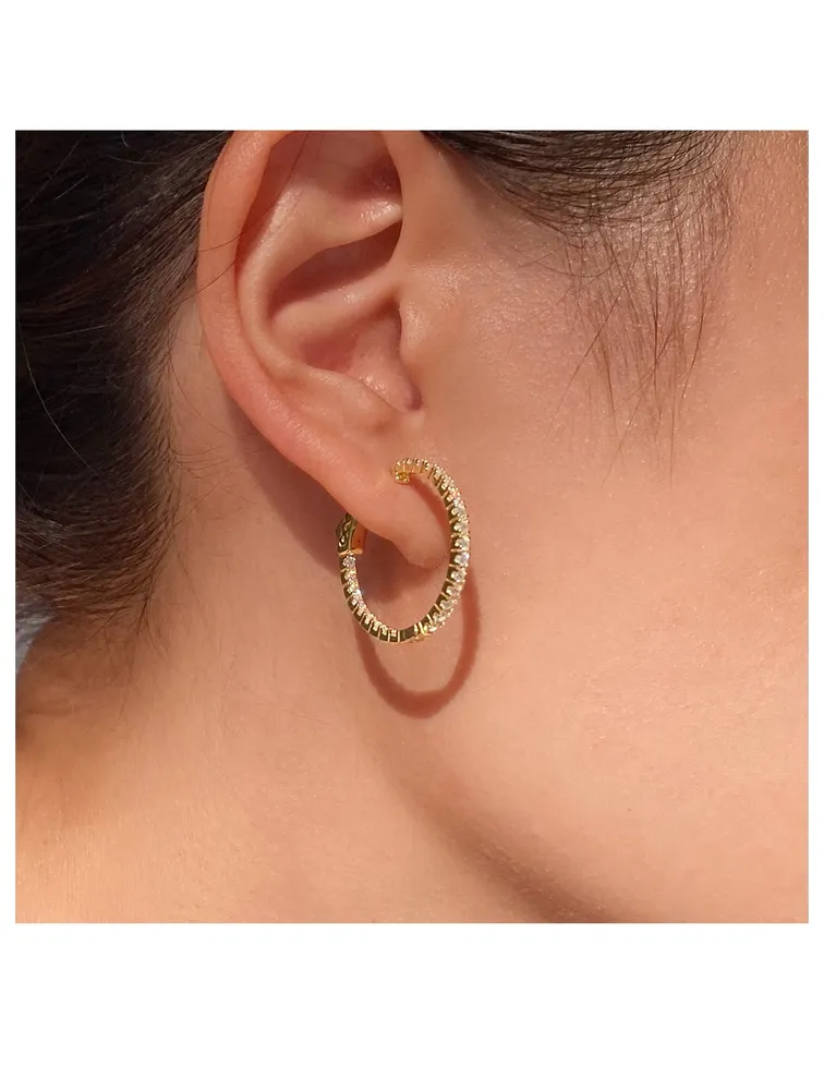 Medium Amaia 18K Gold Vermeil Hoop Earrings