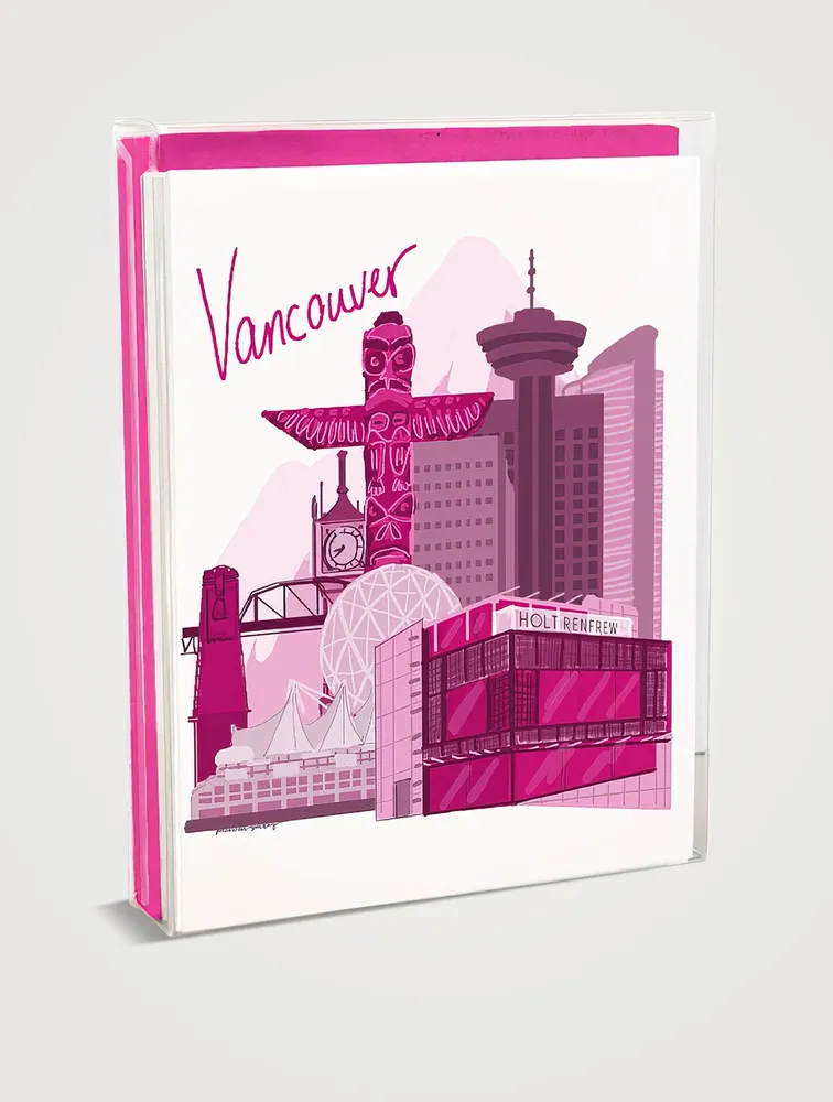 Magenta Vancouver Boxed Notecard Set