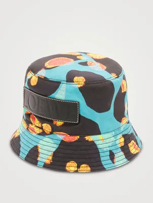 Paula's Ibiza Canvas Fisherman Hat In Shell Print