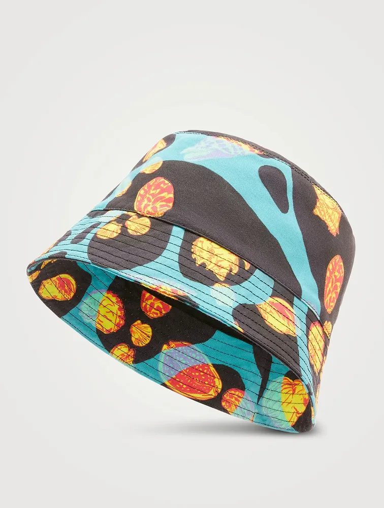 Paula's Ibiza Canvas Fisherman Hat In Shell Print