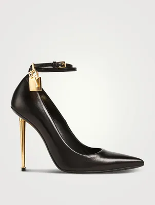 Leather Pumps With Padlock