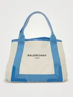 Pre-Loved Small Cabas Canvas Tote Bag