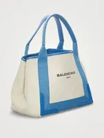 Pre-Loved Small Cabas Canvas Tote Bag