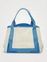 Pre-Loved Small Cabas Canvas Tote Bag