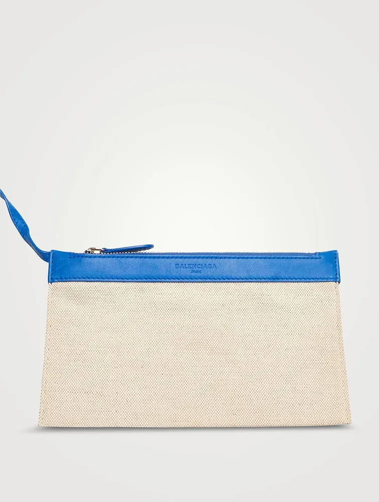 Pre-Loved Small Cabas Canvas Tote Bag