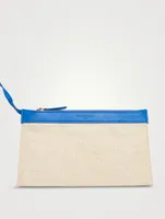 Pre-Loved Small Cabas Canvas Tote Bag