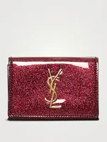 Pre-Loved Glitter Patent Leather Wallet