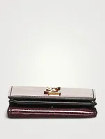 Pre-Loved Glitter Patent Leather Wallet