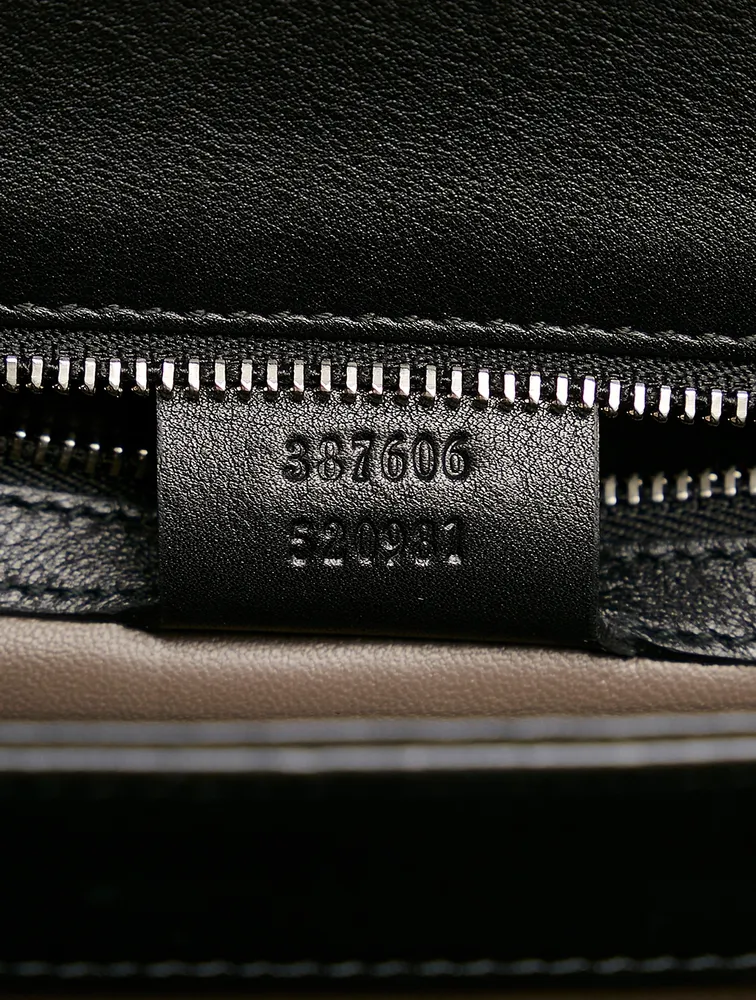 Pre-Loved Interlocking G Patent Leather Shoulder Bag