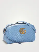Pre-Loved GG Marmont Matelassé Leather Camera Bag