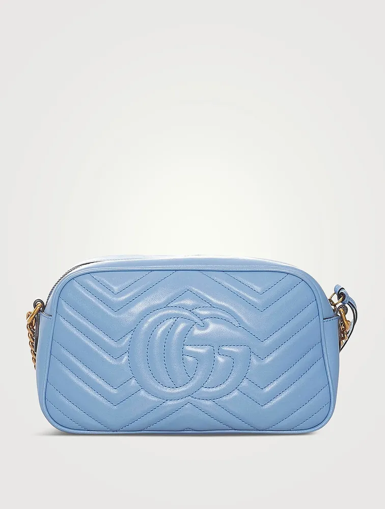 Pre-Loved GG Marmont Matelassé Leather Camera Bag