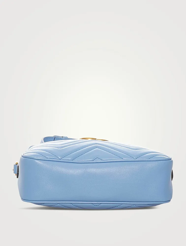 Pre-Loved GG Marmont Matelassé Leather Camera Bag
