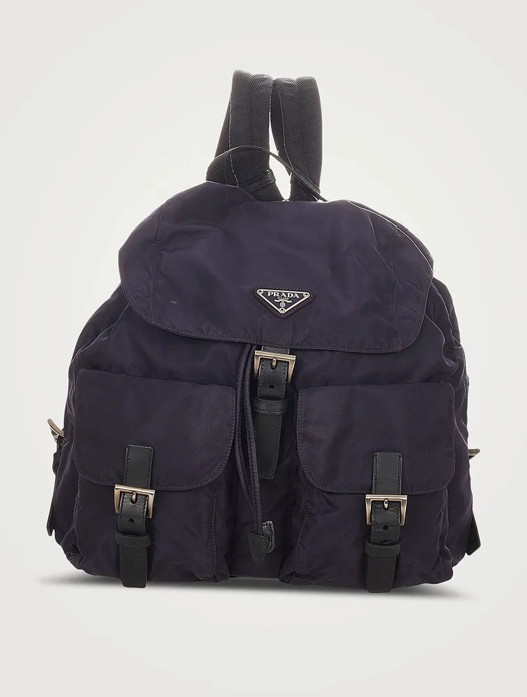 Pre-Loved Tessuto Drawstring Backpack