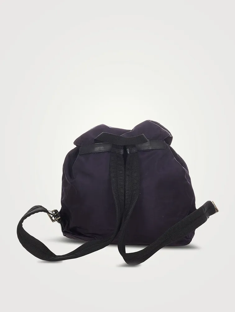 Pre-Loved Tessuto Drawstring Backpack