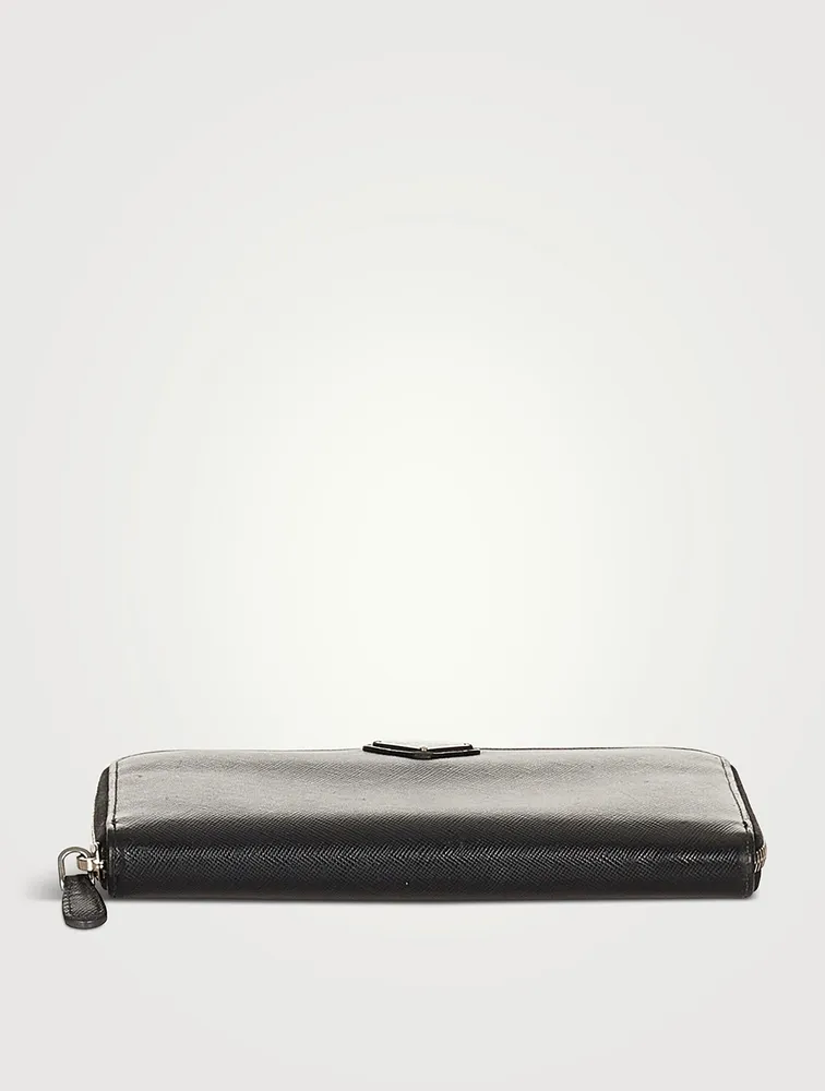 Pre-Loved Saffiano Leather Wallet