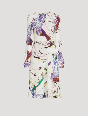 Long-Sleeve Dress Artist Print