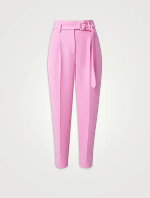 Fred Crêpe Belted Trousers