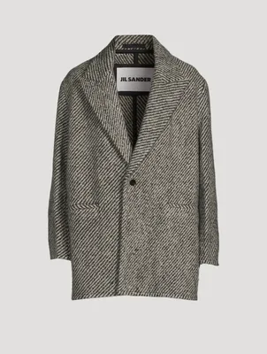 Wool Compact Boucle Jacket