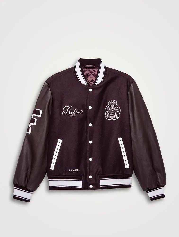 Frame x Ritz Paris Varsity Jacket