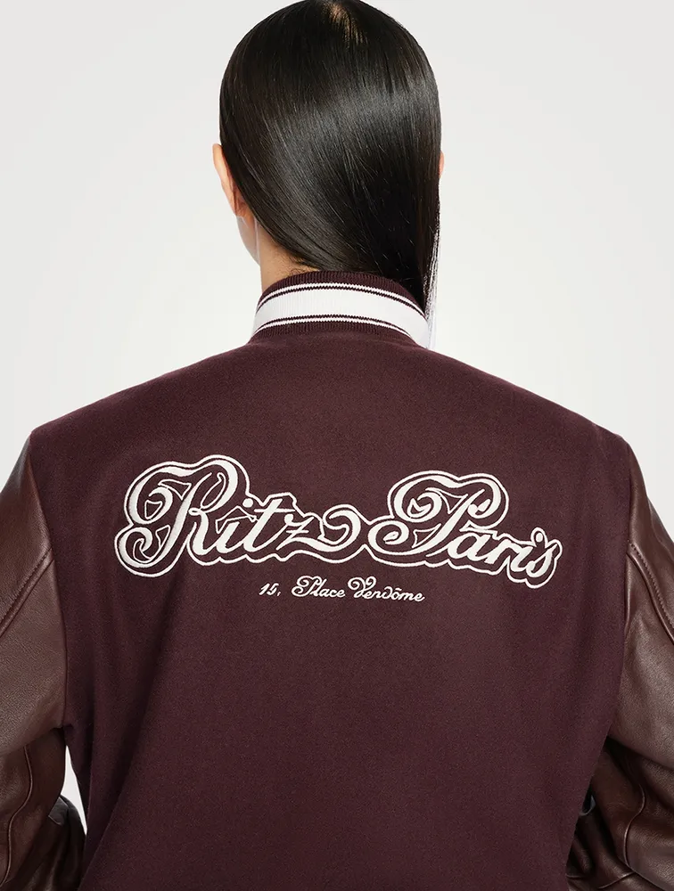 Frame x Ritz Paris Varsity Jacket