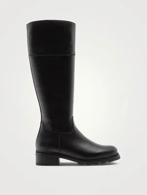 Savoury Leather Knee-High Boots