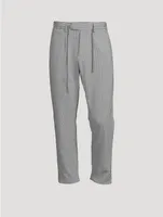 Wool Stretch Jogger Pants