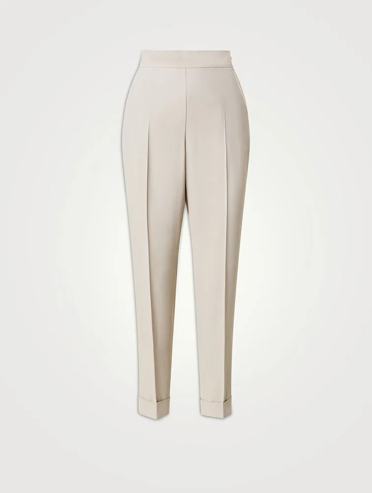 Chris Crêpe Tapered Trousers