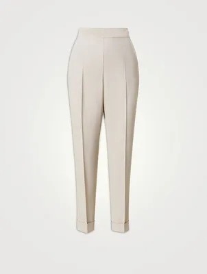 Chris Crêpe Tapered Trousers