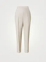 Chris Crêpe Tapered Trousers