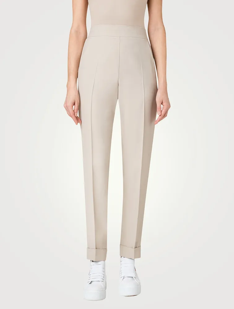 Chris Crêpe Tapered Trousers
