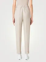 Chris Crêpe Tapered Trousers