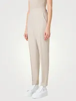 Chris Crêpe Tapered Trousers