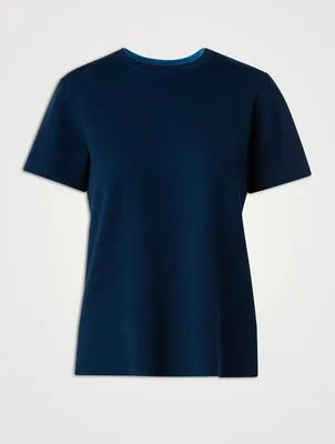 Reversible Double-Face Knit T-Shirt
