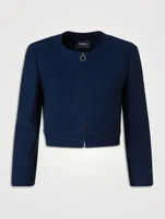 Piet Wool Crêpe Double-Face Jacket