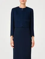 Piet Wool Crêpe Double-Face Jacket
